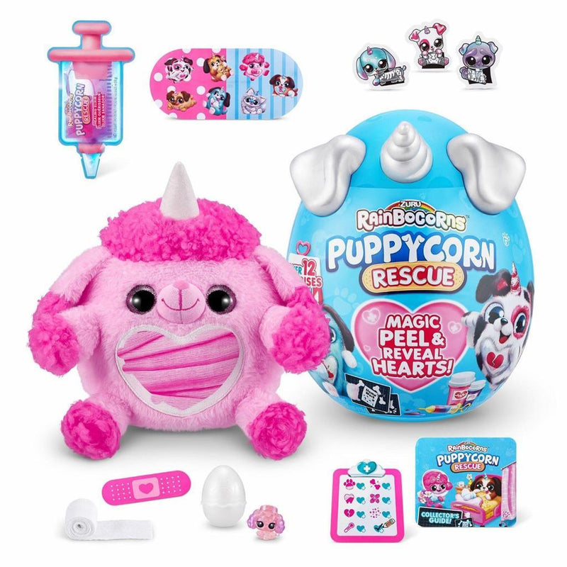 Afbeelding laden in galerijviewer, Zuru zuru rainbocorns puppycorn rescue knuffel pup
