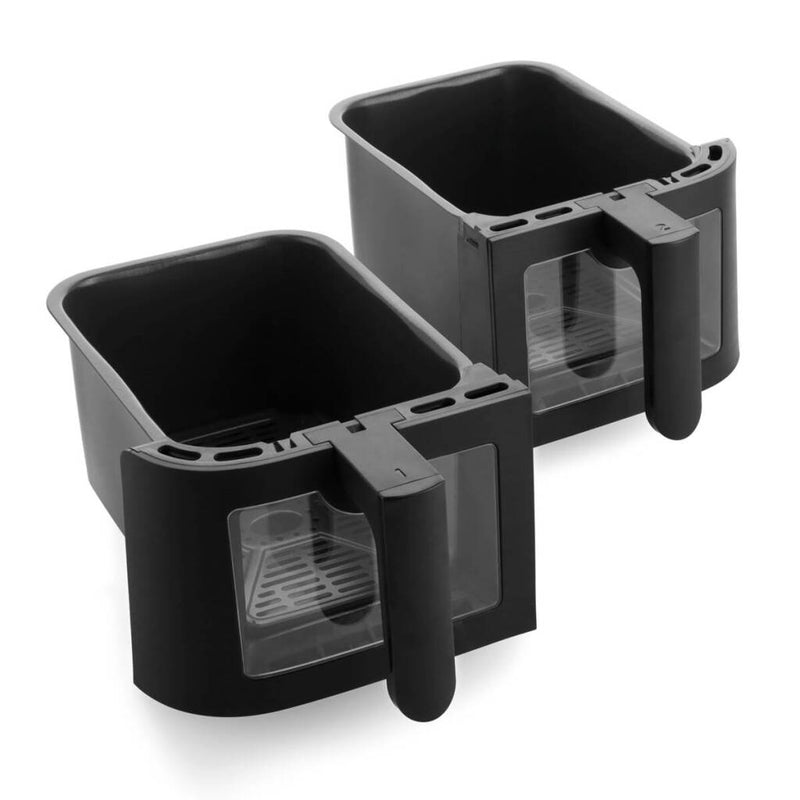Afbeelding laden in galerijviewer, Greenpan bistro airfryer 2x4l 3000 watt zwart
