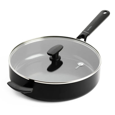 Greenpan smart collection keramische stoofpan met deksel 28 cm zwart