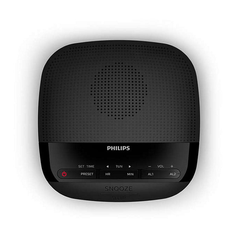 Afbeelding laden in galerijviewer, Philips tar3205 12 wekkerradio zwart
