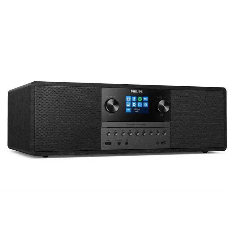 Afbeelding laden in galerijviewer, Philips tam6805 10 microsysteem zwart hout
