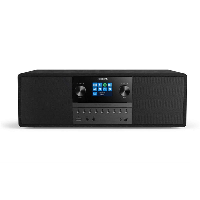Afbeelding laden in galerijviewer, Philips tam6805 10 microsysteem zwart hout
