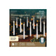 Lumineo led floating candles 10-delig wit met afstands bediening ø1,5xh15cm warm wit