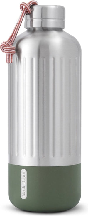 Black blum black+blum explorer insulated bottle large - isoleerfles - 0.85ltr - olijfgroen