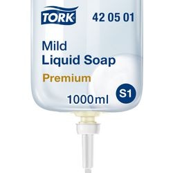 Handzeep tork mild 1 l geparfumeerd transparant