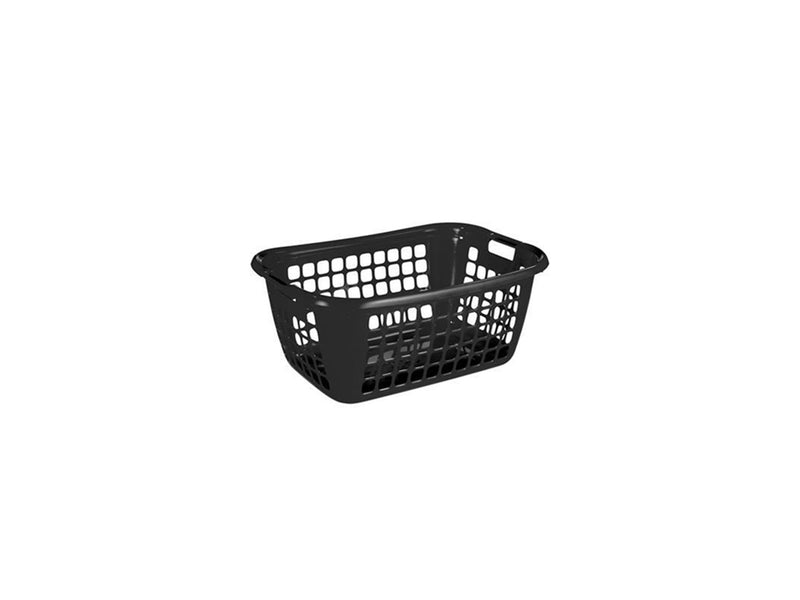 Afbeelding laden in galerijviewer, Sunware basic wasmand zwart 65x45x27cm ca75 liter

