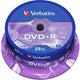 Dvd+r spindel 4,7gb verbatim 16x 25 stuks
