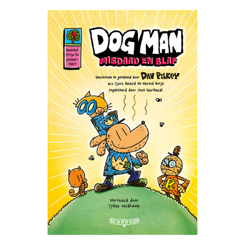 Afbeelding laden in galerijviewer, Centraal boekhuis dog man 9: misdaad en blaf. 7+
