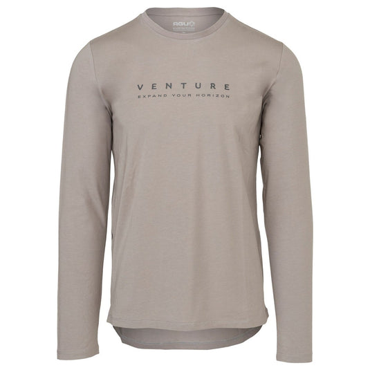 Performance shirt met lange mouwen venture grijs