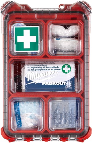 Afbeelding laden in galerijviewer, Milwaukee accessoires packout ehbo koffer | din 13157 - 4932478879
