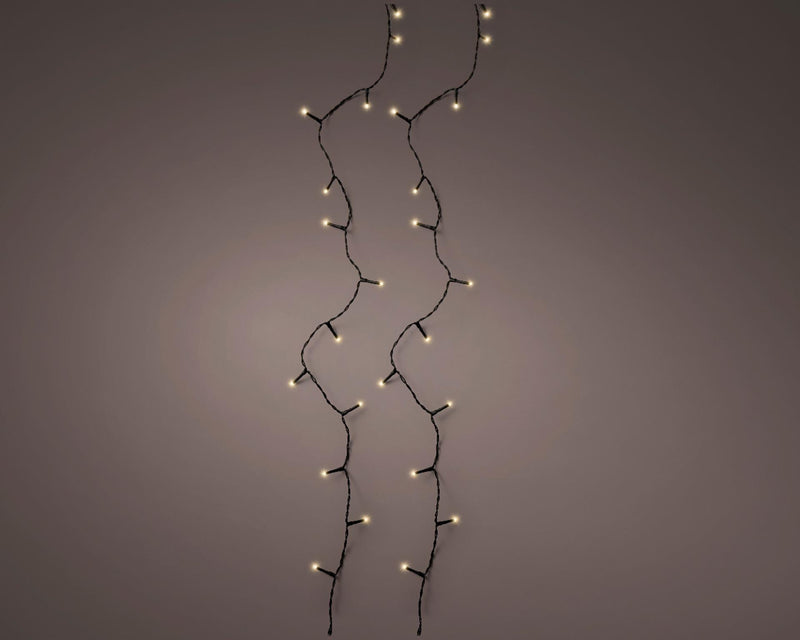 Afbeelding laden in galerijviewer, Lumineo kerstverlichting basic 120led outdoor 9m champagne (zacht goud)
