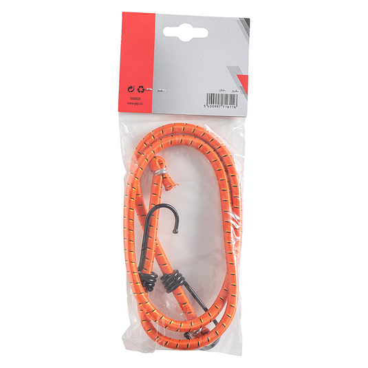 Mack 1006828 - snelbinder elastisch 2 haken rood | 5 stuks