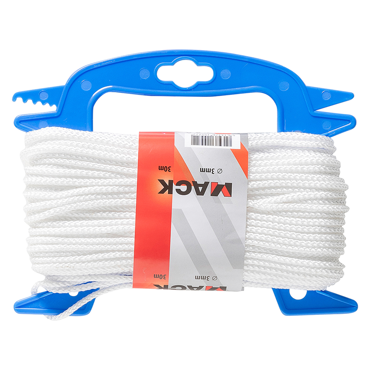 Afbeelding laden in galerijviewer, Mack 1013961 - multilon touw wit haspel 3mm 30m | 5 stuks
