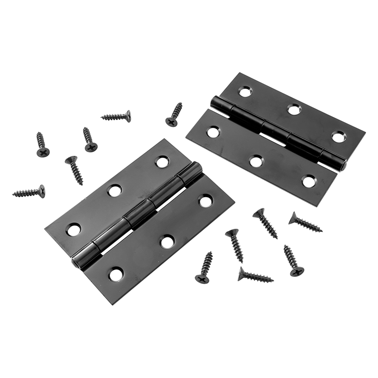 Afbeelding laden in galerijviewer, Mack 1071171 - 2 zware scharnieren zwart h 90 x b 60 mm | 5 stuks
