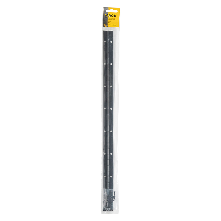 Afbeelding laden in galerijviewer, Mack 1071201 - piano scharnier zwart l 48 cm x 28 mm | 6 stuks
