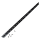 Mack 1071202 - piano scharnier zwart l 72 cm x 28 mm | 6 stuks