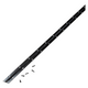 Mack 1071203 - piano scharnier zwart l 96 cm x 28 mm | 6 stuks