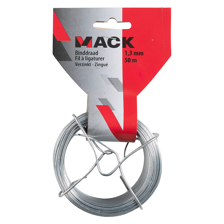 Afbeelding laden in galerijviewer, Mack 1072132 - binddraad verzinkt 1,3mm 50m type 8 | 5 stuks
