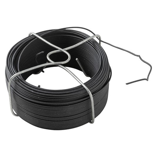 Mack 1072129 - binddraad zwart geplast. 1,2mm 50m type 2 7 | 5 stuks