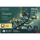 Lumineo cluster kerstverlichting 288led 2,6m softgold indoor + outdoor