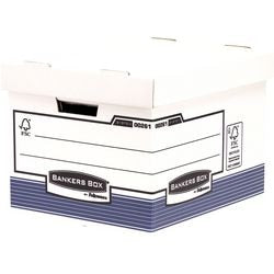 Standaard archiefdoos fellowes bankers box system 40,4x33,5x29,5cm
