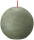 Bolsius rustiek bolkaars fresh olive ø76 mm 25 uur (6 stuks)