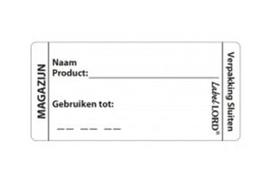 Daymark etiket labellord magazijn (250 stuks)