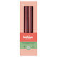 Bolsius gotische kaarsen velvet red ø24x245 mm 7 uur (8x 4 stuks)