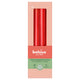 Bolsius gotische kaarsen delicate red ø24x245 mm 7 uur (8x 4 stuks)