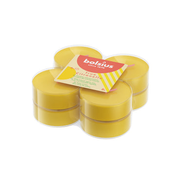 Bolsius geurtheelichten true citronella ø58 mm 8 uur (6x 8 stuks)