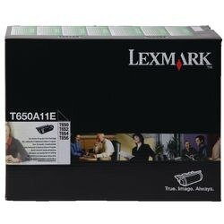 Tonercartridge lexmark ot650a11e zwart