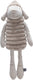Designed by lotte reza hondenknuffel schaap - hondenspeeltjes - xl-knuffel dikke ribstof - beige - 64x26x17 cm