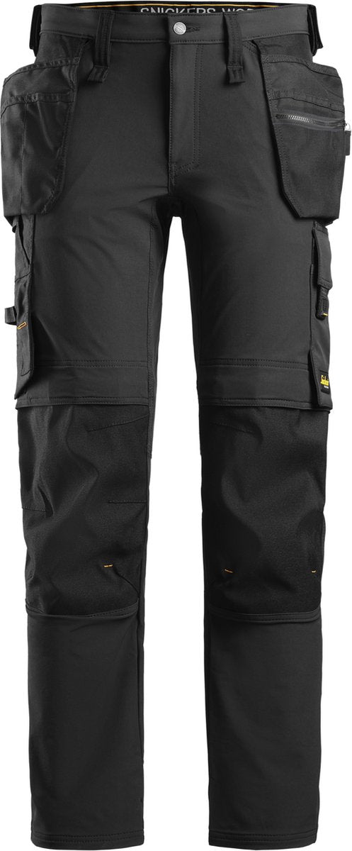 Snickers 6271 full stretch werkbroek met holsterzakken - zwart zwart - 50