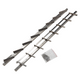 Mack 1074592 - multiflex shutters 96 cm rvs | 2 stuks