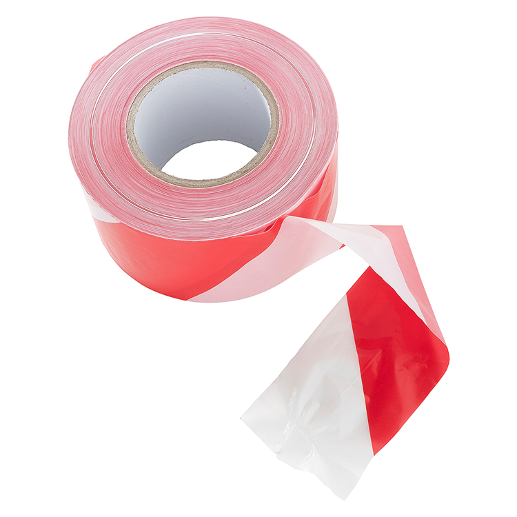 Afbeelding laden in galerijviewer, Mack 1072134 - afsperband rood wit doos 75mm x 500m - 35 micron | 3 stuks
