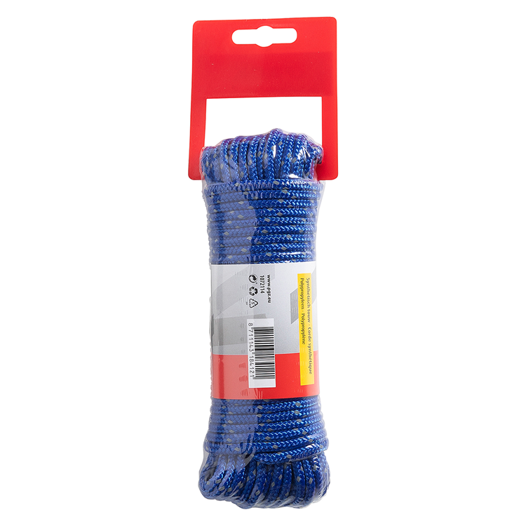 Afbeelding laden in galerijviewer, Mack 1072114 - pp gevlochten touw blauw 4mm 15m reflecterend | 5 stuks
