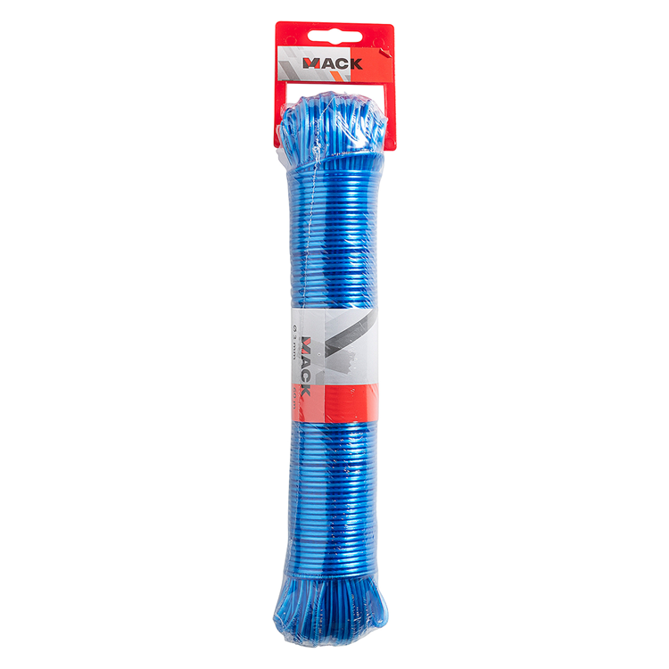 Afbeelding laden in galerijviewer, Mack 1072123 - waslijndraad pp blauw streng 3mm 60m | 5 stuks
