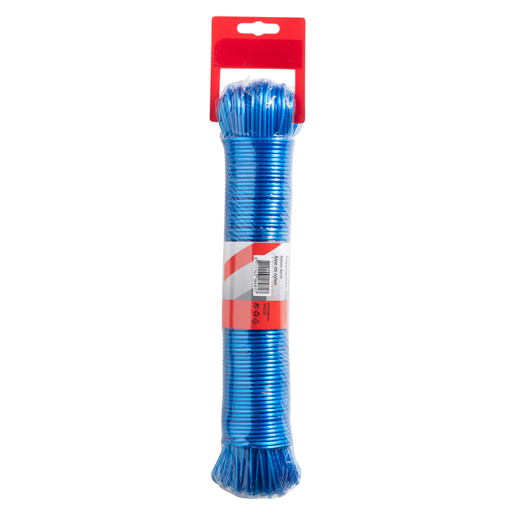Afbeelding laden in galerijviewer, Mack 1072123 - waslijndraad pp blauw streng 3mm 60m | 5 stuks
