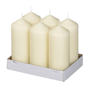 Bolsius stompkaars ivoor ø58×148 mm 43 uur (6 stuks)