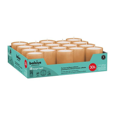 Bolsius professional relight navullingen zacht roze ø52x64 mm 30 uur (4x 18 stuks)