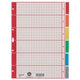 Blanco tabbladen leitz 4350 kleurenassortiment karton