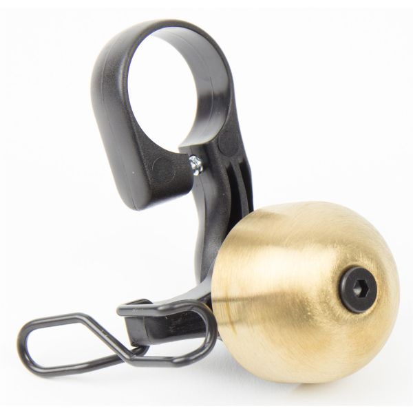 Afbeelding laden in galerijviewer, Qibbel widek bel met beugel e-bike pvd-coated goud
