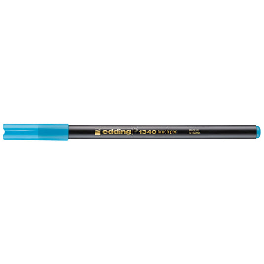 Edding 1340 • brushpen azuurblauw