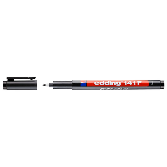 Edding 141f • permanent pen 0.6mm zwart