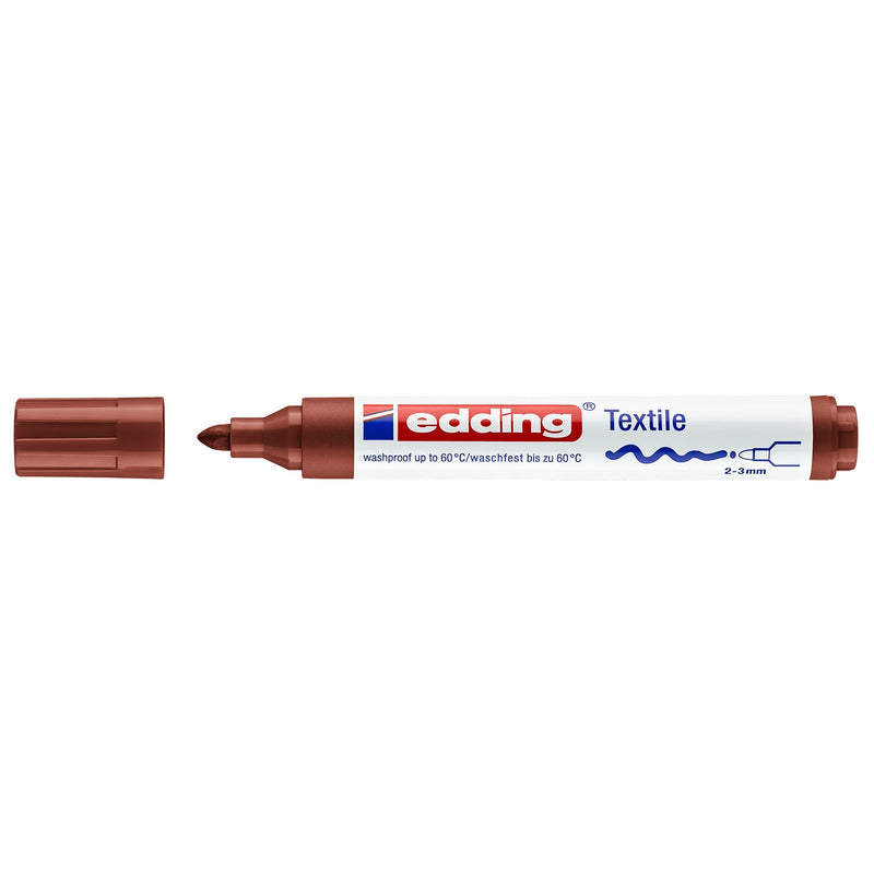 Afbeelding laden in galerijviewer, Edding 4500 • textielmarker 2-3mm bruin
