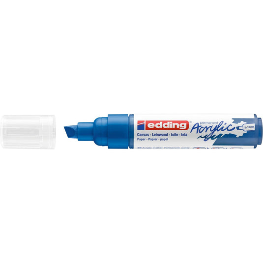 Edding 5000 • acrylmarker breed gentiaanblauw