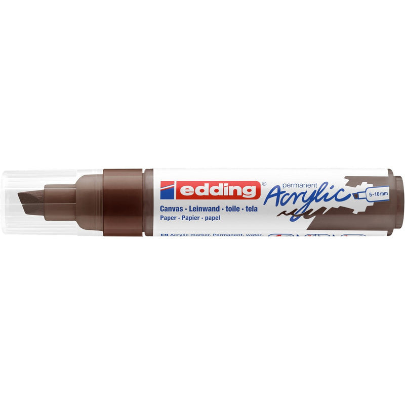 Afbeelding laden in galerijviewer, Edding 5000 • acrylmarker breed chocoladebruin

