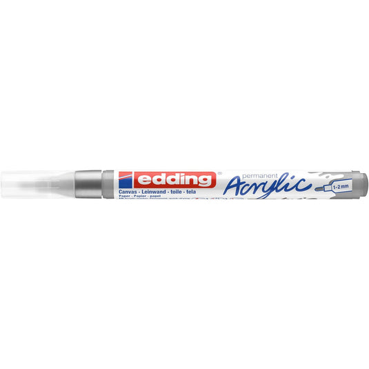 Edding 5000 • acrylmarker fijn zilver