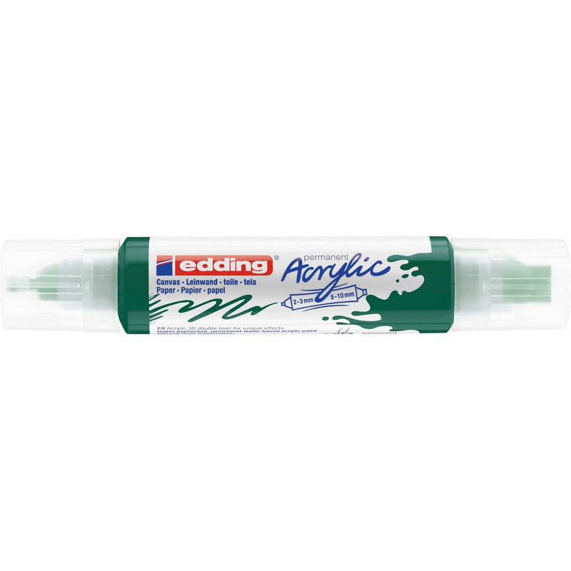 Afbeelding laden in galerijviewer, Edding 5000 • acrylic 3d doubleliner mosgroen
