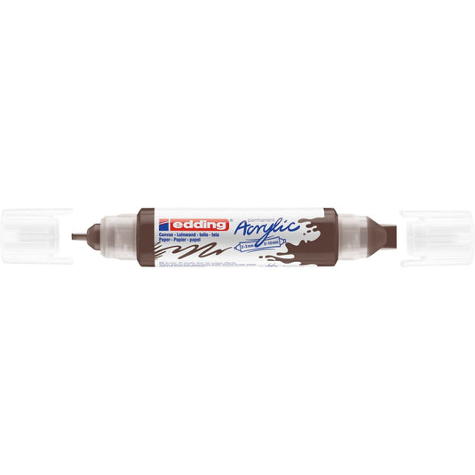 Edding 5000 • acrylic 3d doubleliner chocoladebruin